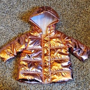 First Impressions Puffy Coat sz 0-3 mos - Like New